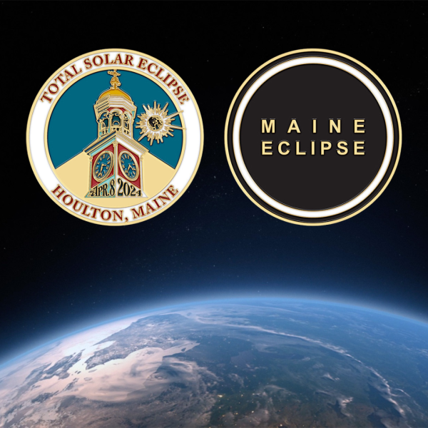 Official Maine Eclipse Challenge Coin