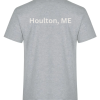 Adult tee light heather gray back