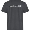 Adult tee dark heather gray back