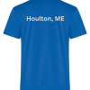 Adult tee royal blue back