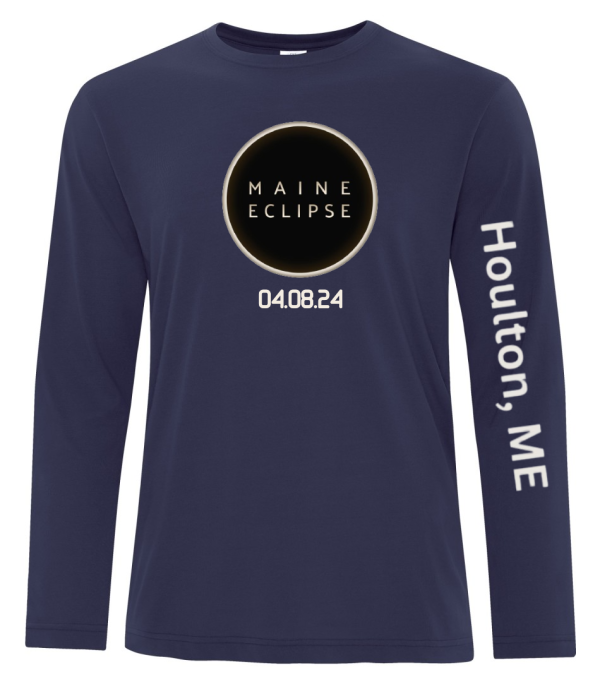 Long Sleeve Tee with Houlton navy