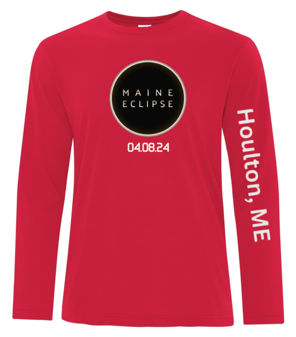 Long Sleeve Tee with Houlton red